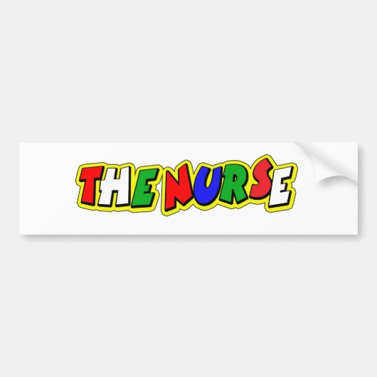 Autocollant De Voiture VRnurse5 (Devant)