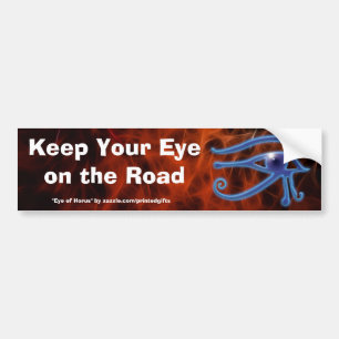 Autocollant De Voiture WADJET EYE OF HORUS Road Safety Bumper Sticker
