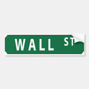 Autocollant De Voiture Wall Street