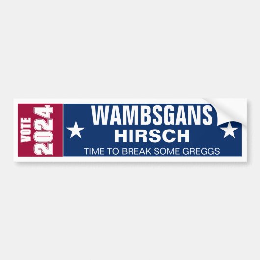 Autocollant De Voiture Wambsgans et Hirsch pour 2024 (Devant)