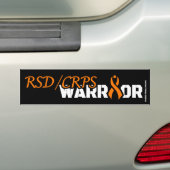 AUTOCOLLANT DE VOITURE WARRIOR...RSD/CRPS (En voiture)