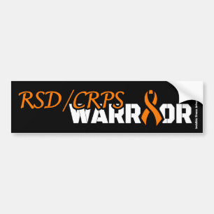 AUTOCOLLANT DE VOITURE WARRIOR...RSD/CRPS
