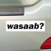 Autocollant De Voiture wasaab ? (En voiture)