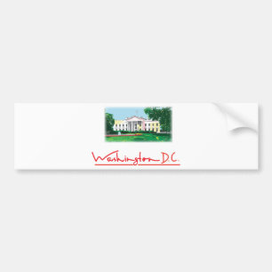 Autocollant De Voiture Washington DC - Maison Blanche