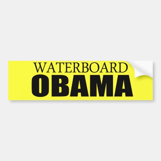 Autocollant De Voiture Waterboard Obama (Devant)