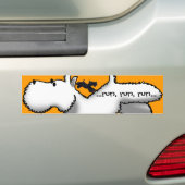 Autocollant De Voiture Westie/course de Scottie (En voiture)