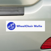 Autocollant De Voiture WheelChair Mafia bumper sticker (En voiture)