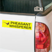 AUTOCOLLANT DE VOITURE WHISPERER DE FAISAN (Sur camion)