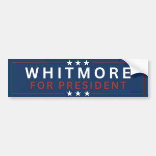 Autocollant De Voiture Whitmore pour le Sticker du président Bumper