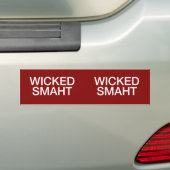 Autocollant De Voiture Wicked Smaht (En voiture)