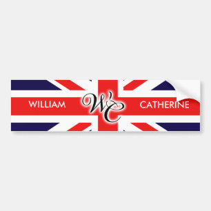Autocollant De Voiture William et Catherine