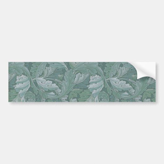 Autocollant De Voiture William Morris Acanthus Botanical Harmony Classic (Devant)
