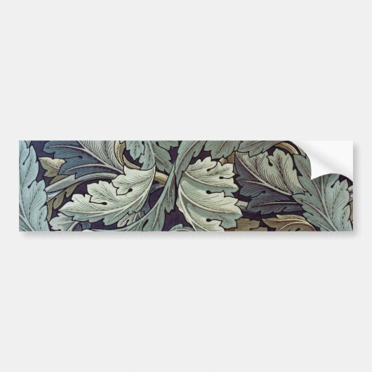 Autocollant De Voiture William Morris Acanthus Feuilles (Devant)