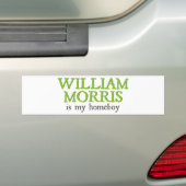 Autocollant De Voiture William Morris est mon Homeboy (En voiture)