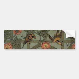 Autocollant De Voiture William Morris Trellis Wallpaper Art
