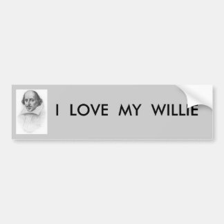 AUTOCOLLANT DE VOITURE WILLIAM SHAKESPEARE