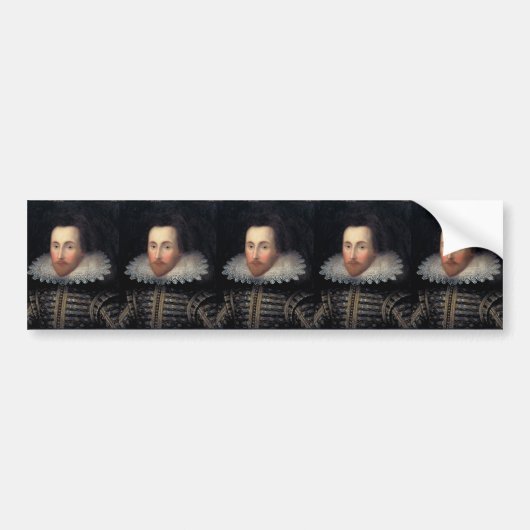 Autocollant De Voiture William Shakespeare (Devant)