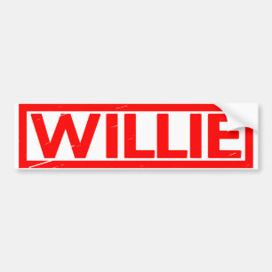 Autocollant De Voiture Willie Stamp