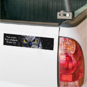 Autocollant De Voiture Wise old Owl and stars (Sur camion)