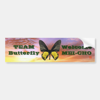 Autocollant De Voiture WM キシタアゲハ Team Butterfly
