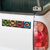 Autocollant De Voiture WOD Manger le sommeil - Sticker pare-chocs (Sur camion)