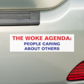 AUTOCOLLANT DE VOITURE WOKE (En voiture)