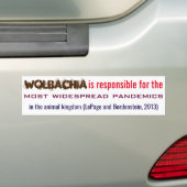 Autocollant De Voiture Wolbachia est responsable de RoseWrites (En voiture)