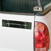 Autocollant De Voiture worldoftreez.com - bumper.sticker (Sur camion)