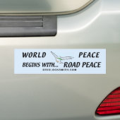 Autocollant De Voiture WORLDPEACEbegins (En voiture)