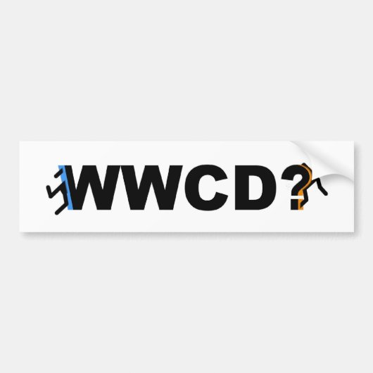 Autocollant De Voiture WWCD ? Adhésif pour pare-chocs (Devant)