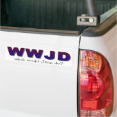 Autocollant De Voiture "WWJD" ce qui Jésus ferait (Sur camion)