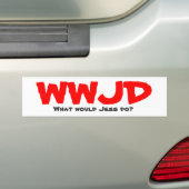 Autocollant De Voiture WWJD, que Jess ferait-il ? (En voiture)