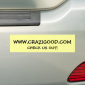 AUTOCOLLANT DE VOITURE WWW.CRAZIGOOD.COM, CONTRÔLE USA ! (En voiture)