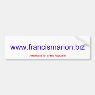 Autocollant De Voiture www.francismarion.biz