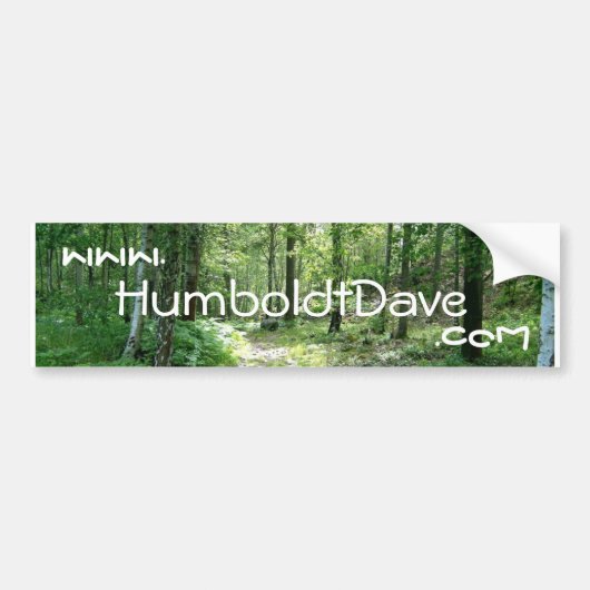 Autocollant De Voiture www.HumboldtDave.com (Devant)