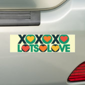 Autocollant De Voiture XOXO Beaucoup d'amour (En voiture)