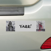 AUTOCOLLANT DE VOITURE YARR ! (En voiture)
