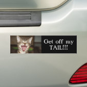 Autocollant De Voiture Yelling Cat (En voiture)
