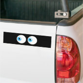 Autocollant De Voiture Yeux bleus (Sur camion)