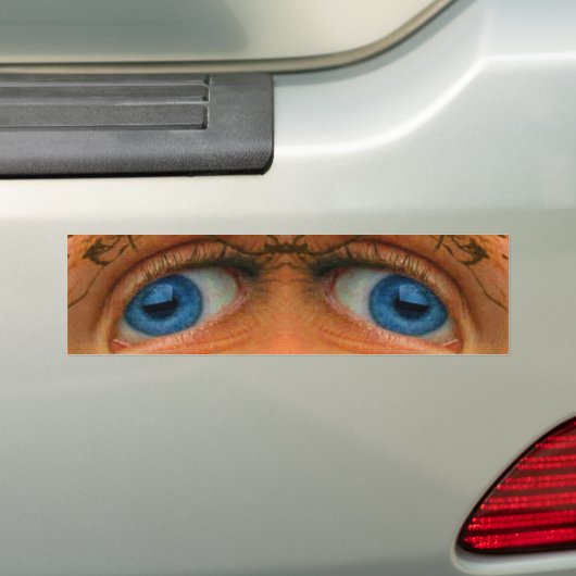 Autocollant De Voiture Yeux d'un sticker pare-chocs Alien (En voiture)