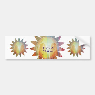 Autocollant De Voiture Yoga Chakra