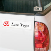 Autocollant De Voiture Yoga vivant (Sur camion)
