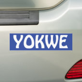 Autocollant De Voiture YOKWE - Marshallese saluant à vous tous ! (En voiture)
