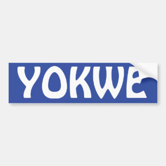 Autocollant De Voiture YOKWE - Marshallese saluant à vous tous !