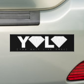 AUTOCOLLANT DE VOITURE YOLO (En voiture)