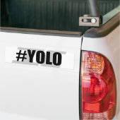 Autocollant De Voiture YOLO Hashtag (Sur camion)
