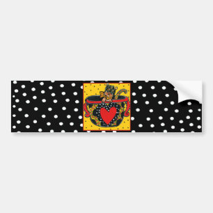 Autocollant De Voiture Yorkie Poo