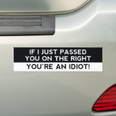 Autocollant De Voiture You’re An Idiot! (En voiture)