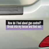 Autocollant De Voiture Z_gun_control (En voiture)