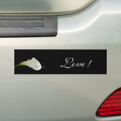 Autocollant De Voiture Zantedeschia blanc élégant (En voiture)